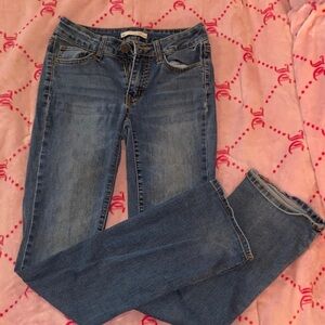 SO Women's Blue Skinny Jeans
